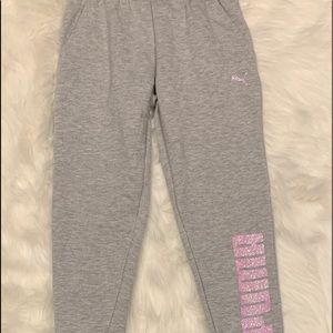 New girls Puma joggers